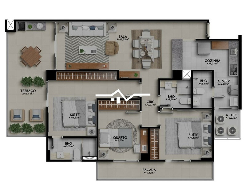 Apartamento à venda com 3 quartos, 112m² - Foto 18