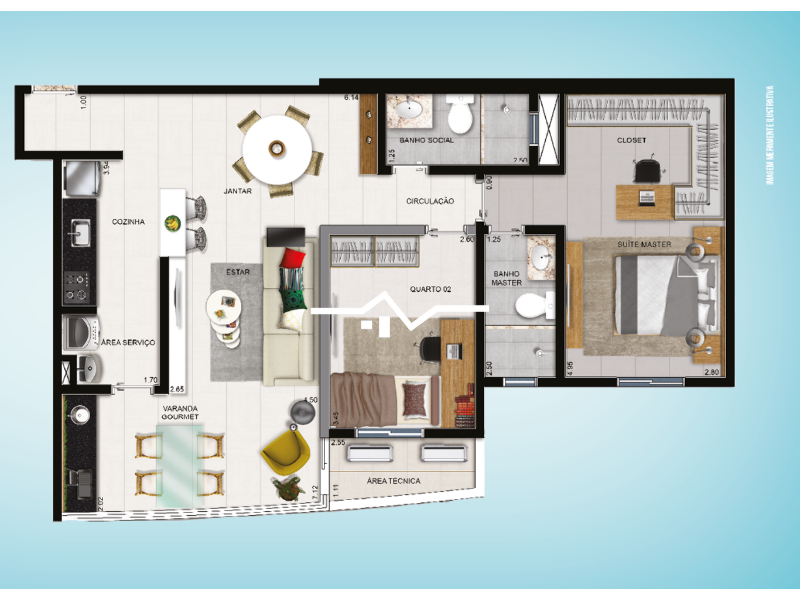 Apartamento à venda com 3 quartos, 78m² - Foto 14