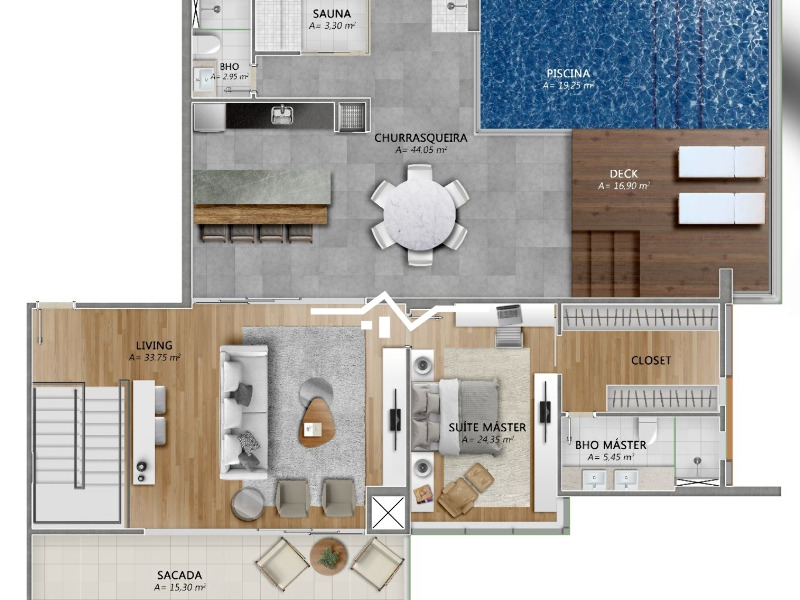 Apartamento à venda com 4 quartos, 218m² - Foto 19