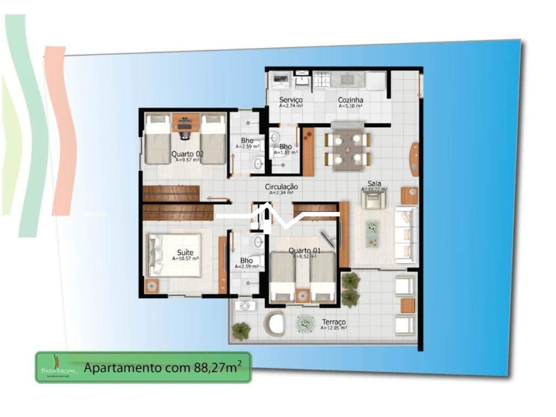 Apartamento à venda com 2 quartos, 88m² - Foto 27