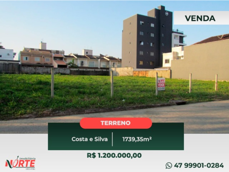 Lote/Terreno no bairro COSTA E SILVA, em Joinville | Eu Corretor